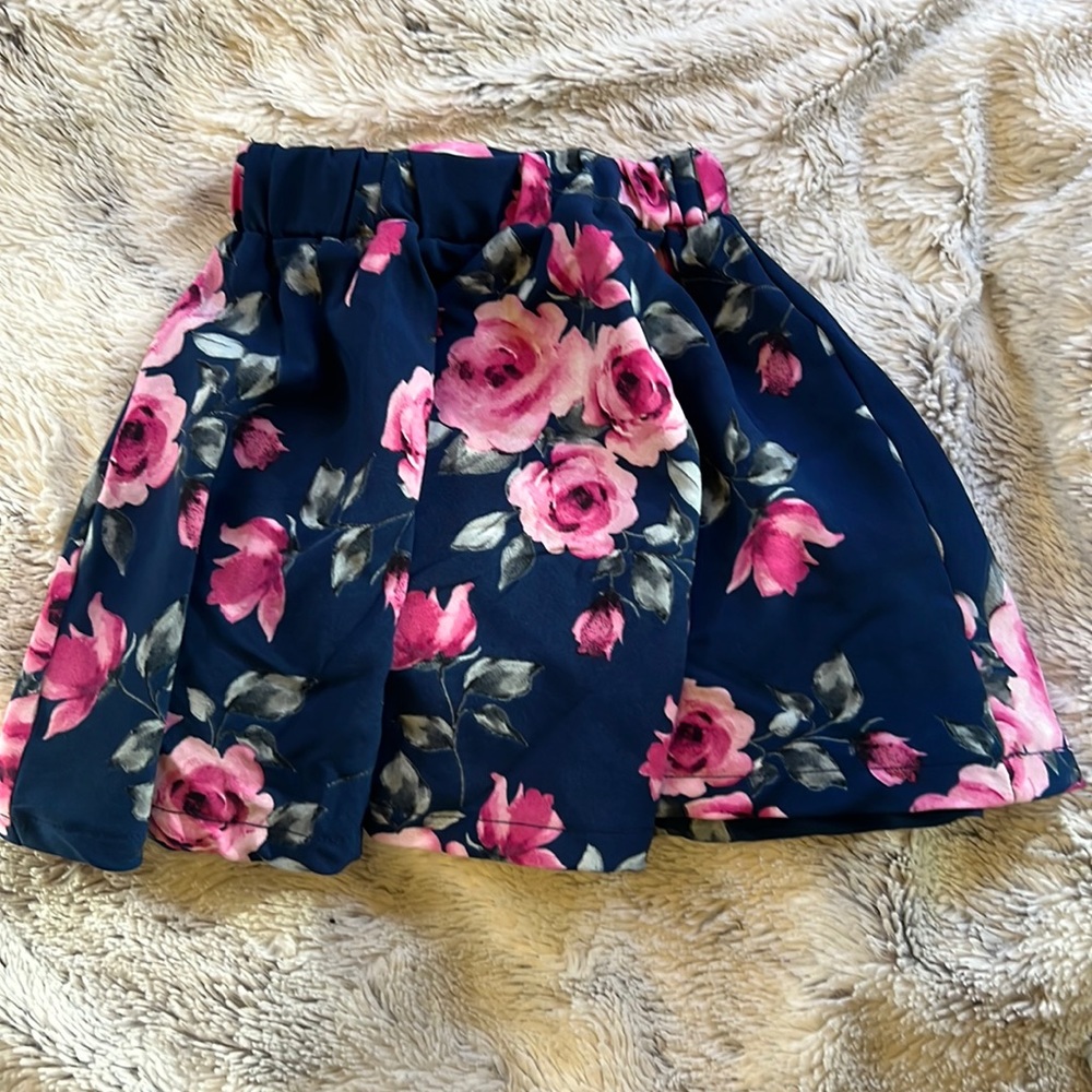 Floral skater skirt